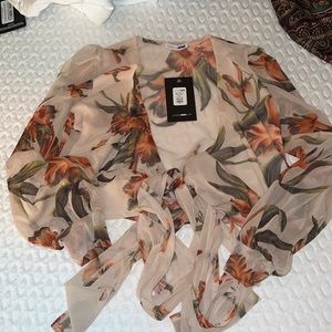 Floral crop top